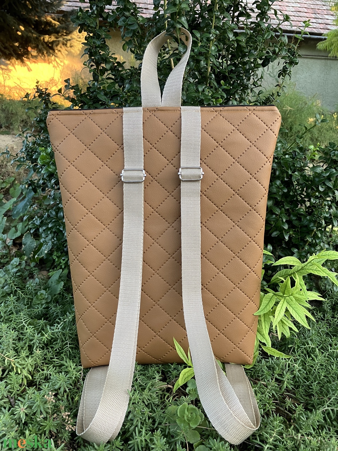 Egyedi pitbull mintás műbőr hátitáska  - táska & tok - hátizsák - hátizsák - Meska.hu