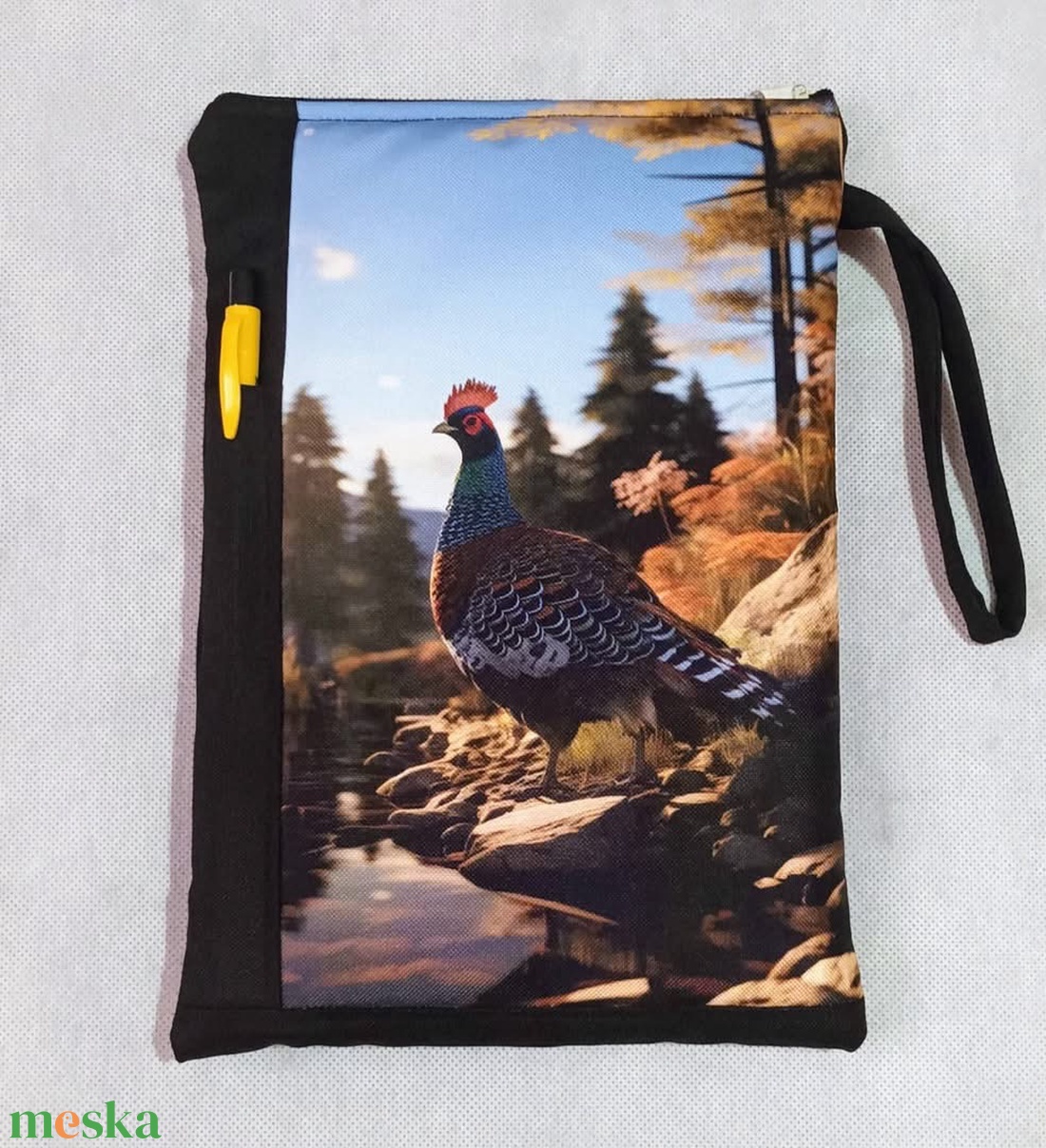 Egyedi fácán mintás könyvtok/ tablet tok - könyv & zene - könyvtok - Meska.hu