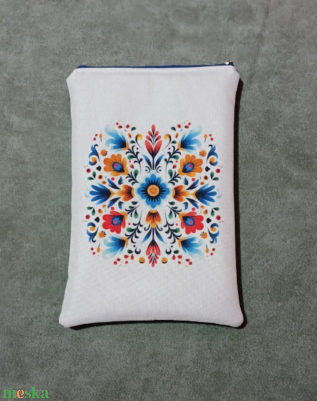 Egyedi népi motívumos könyvtok/ e-book/ tablet tok - könyv & zene - könyvtok - Meska.hu