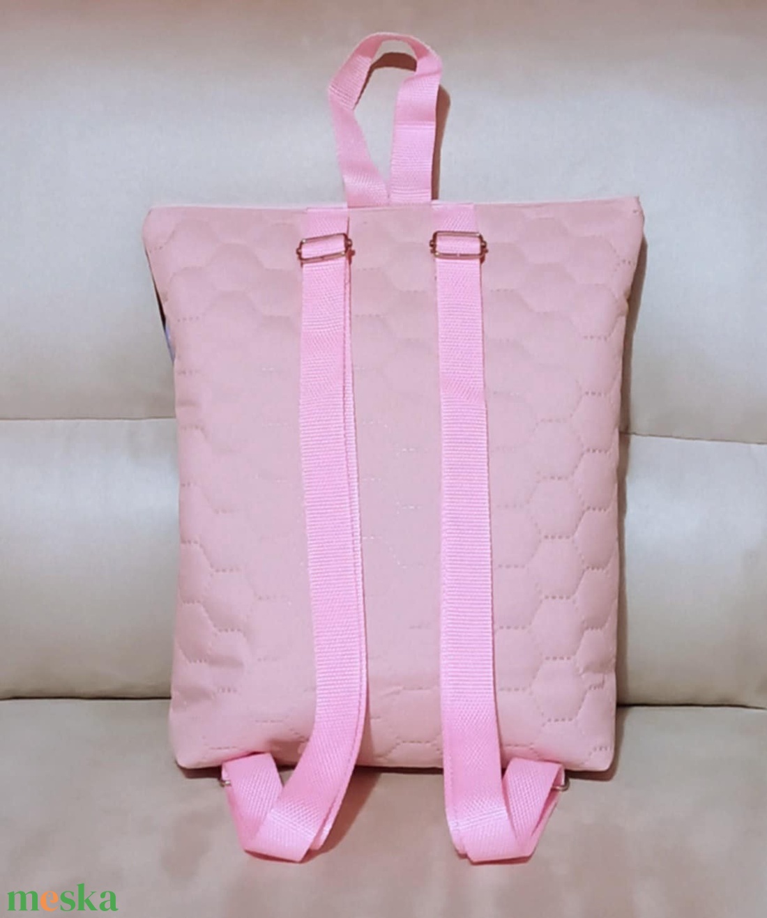 Egyedi rózsaszín Disney mintás gyerek hátitáska  - táska & tok - hátizsák - hátizsák - Meska.hu