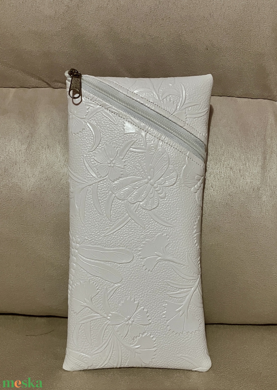 Cipzáros műbőr szemüvegtartó több színben  - táska & tok - pénztárca & más tok - szemüvegtok - Meska.hu