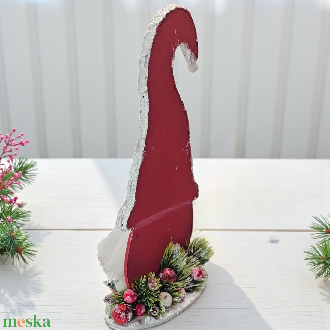 Karácsonyi manó - karácsony - adventi díszek - adventi asztaldísz - Meska.hu