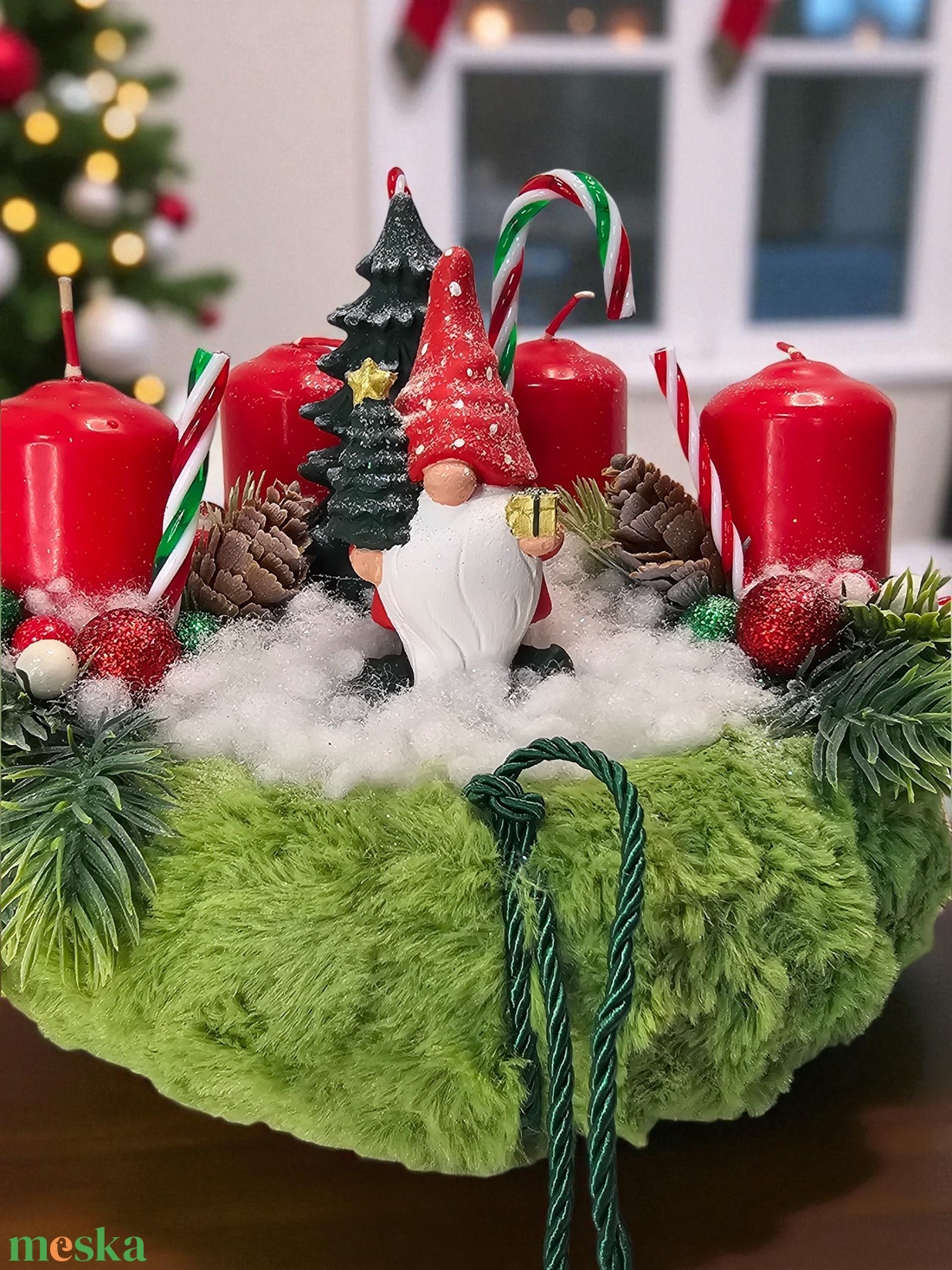 Online Workshop - Manós Adventi Koszorú - diy (csináld magad) - workshop & tanfolyam - Meska.hu