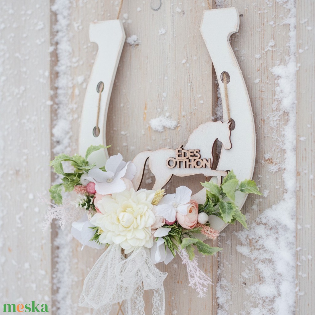 DIY Alkotócsomag + Online Workshop � Szerencsehozó Patkó Kopogtató a Ló Évében - diy (csináld magad) - workshop & tanfolyam - Meska.hu