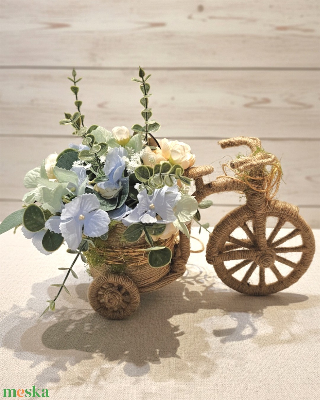 Madárkás triciklis asztaldísz � rusztikus vintage lakásdekor - otthon & életmód - dekoráció - asztal és polc dekoráció - asztaldísz - Meska.hu