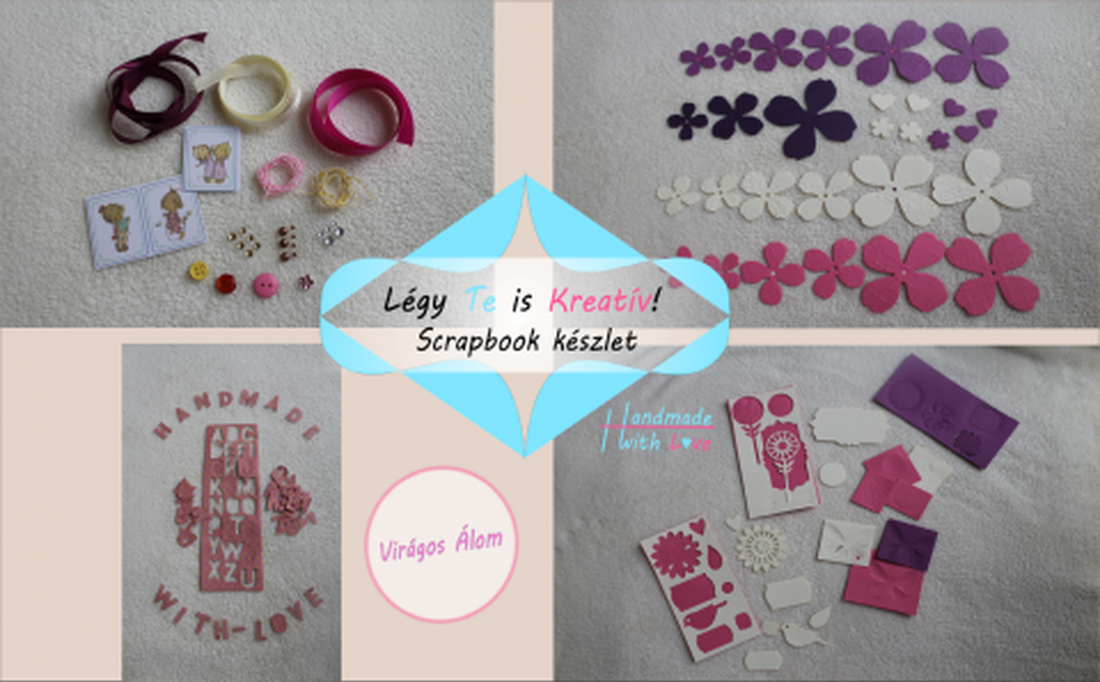 Virágos Álom -  Scrapbook készlet - Légy Te is kreatív! -  - Meska.hu