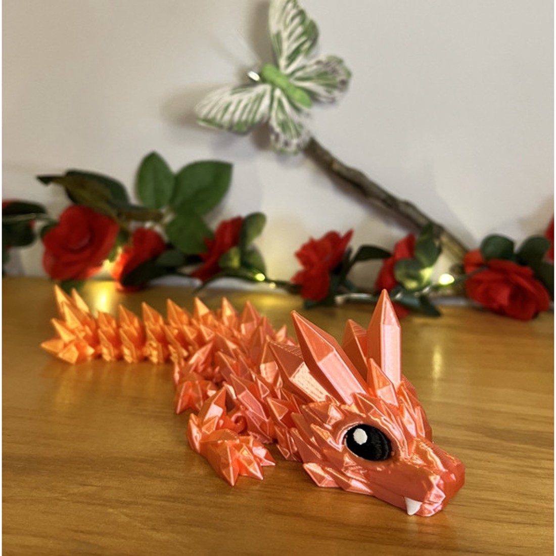 3d nyomtatott mini kristály sárkány - játék & sport - plüssállat & játékfigura - más figura - Meska.hu