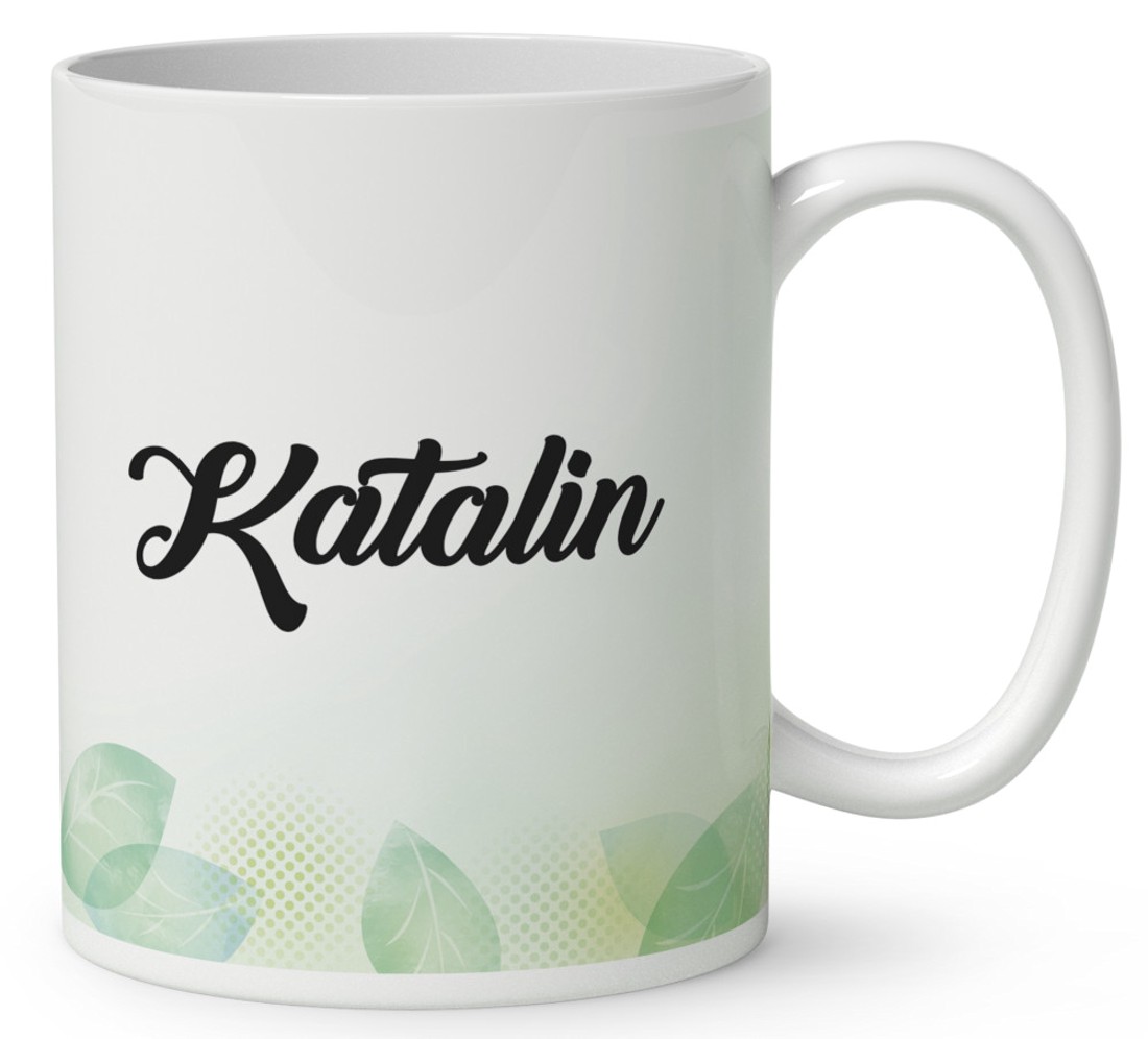 Névvel kérhető - Katicás napraforgós manó lány mintás bögre - otthon & életmód - konyhafelszerelés, tálalás - tálalás - bögre & csésze - Meska.hu