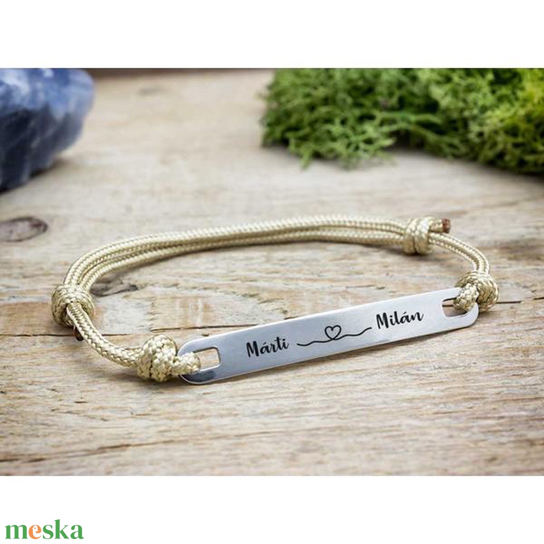 Ígéret egyedi lapbetétes barna microcord karkötő - ékszer - karkötő - névre szóló karkötő - Meska.hu Ígéret egyedi lapbetétes barna microcord karkötő - ékszer - karkötő - névre szóló karkötő - Meska.hu
