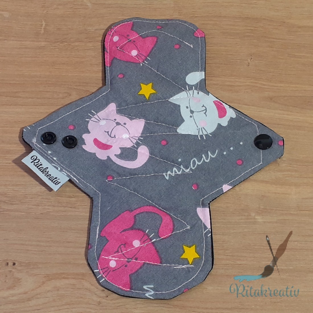 Miau mosható betét 22cm - szépségápolás - intim higiénia - intimbetét - Meska.hu Miau mosható betét 22cm - szépségápolás - intim higiénia - intimbetét - Meska.hu
