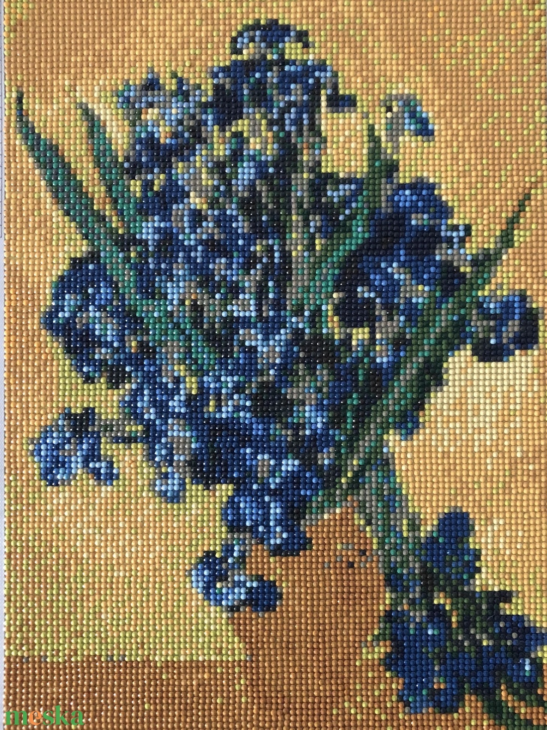 Kirakva Gyémántszemes kifestő Gyémántkirakó Van Gogh Kék írisz - művészet - textilkép - egyéb - Meska.hu Kirakva Gyémántszemes kifestő Gyémántkirakó Van Gogh Kék írisz - művészet - textilkép - egyéb - Meska.hu