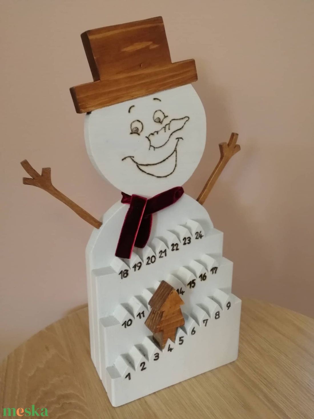 Hóemberes adventi naptár - karácsony - adventi díszek - adventi asztaldísz - Meska.hu Hóemberes adventi naptár - karácsony - adventi díszek - adventi asztaldísz - Meska.hu