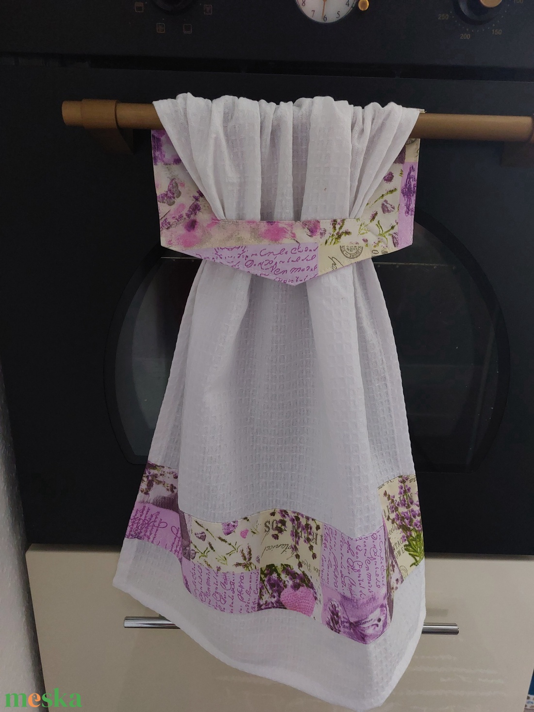 Levendula mintás konyharuha  - otthon & életmód - konyhafelszerelés, tálalás - konyhai textil - konyharuha & törlőkendő - Meska.hu