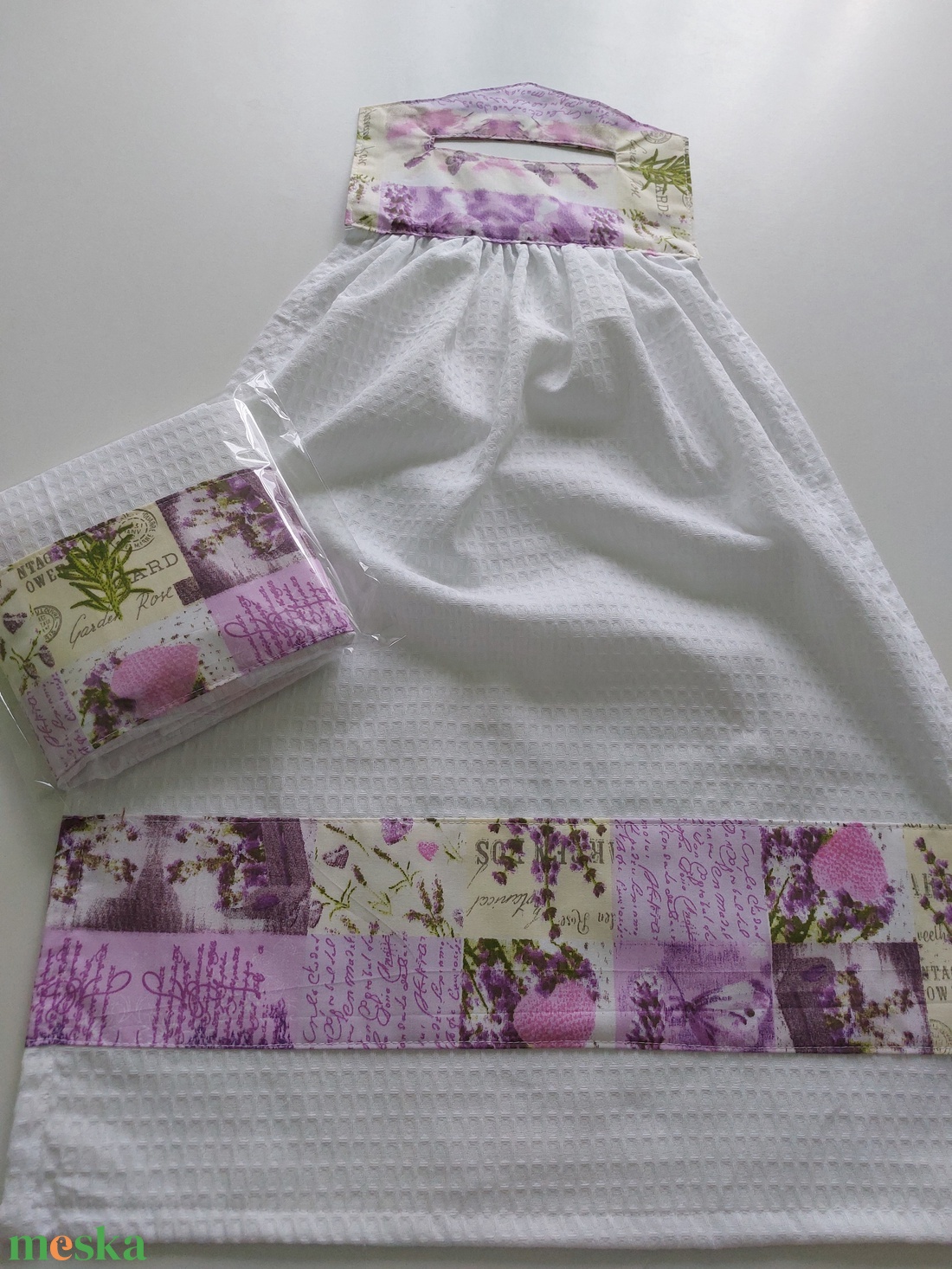 Levendula mintás konyharuha  - otthon & életmód - konyhafelszerelés, tálalás - konyhai textil - konyharuha & törlőkendő - Meska.hu