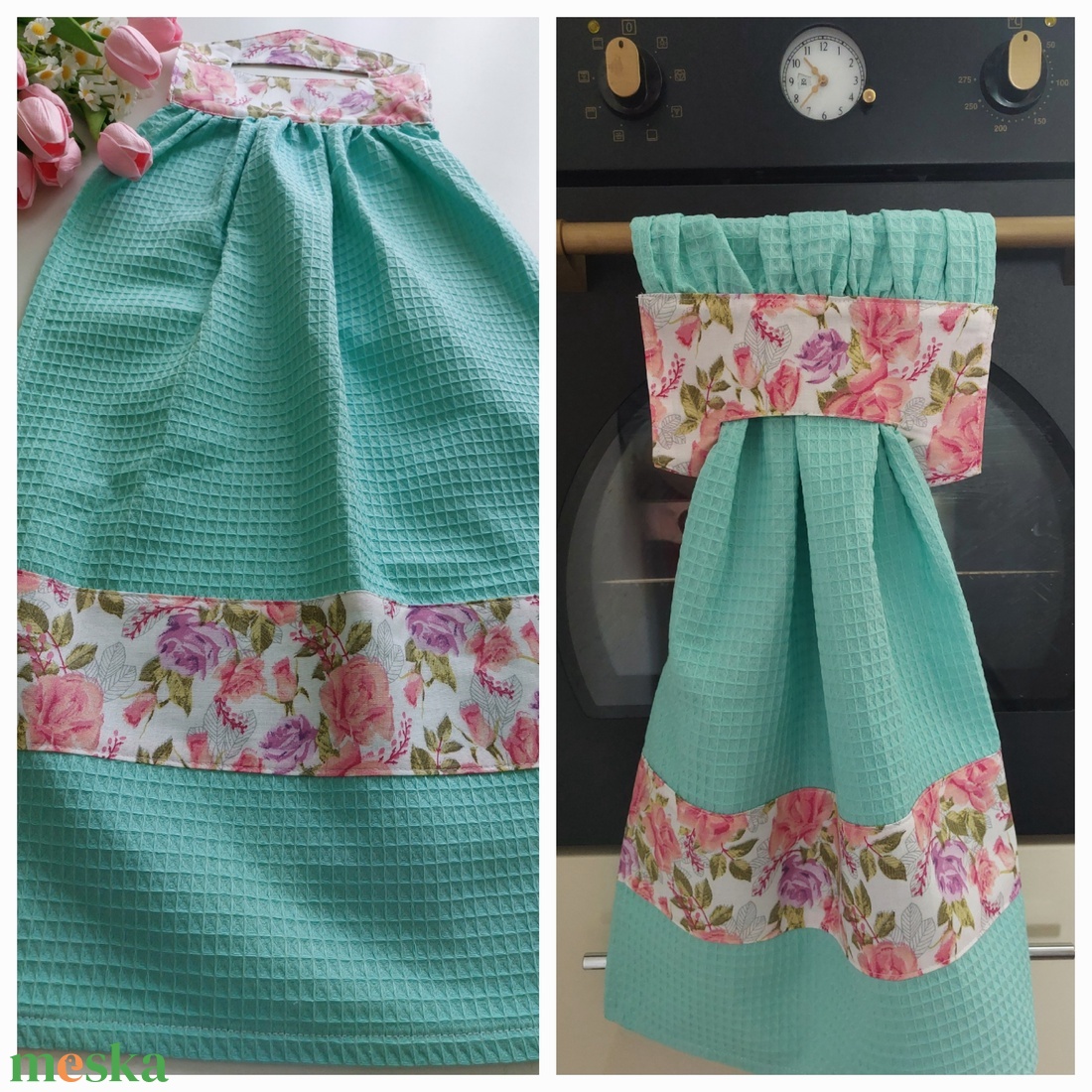 Nyári mintás konyharuha - otthon & életmód - konyhafelszerelés, tálalás - konyhai textil - konyharuha & törlőkendő - Meska.hu