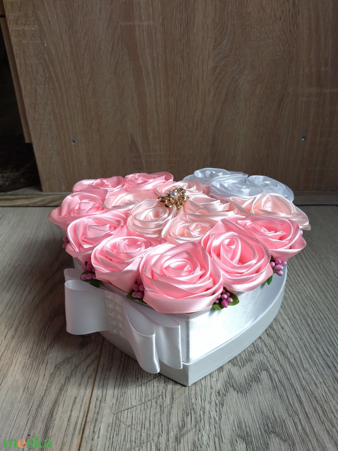 Rózsa box - otthon & életmód - dekoráció - asztal és polc dekoráció - díszdoboz - Meska.hu
