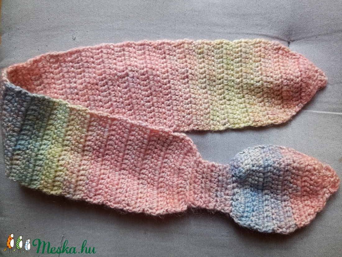 Horgolt sálacska - ruha & divat - sál, sapka, kendő - sál - Meska.hu