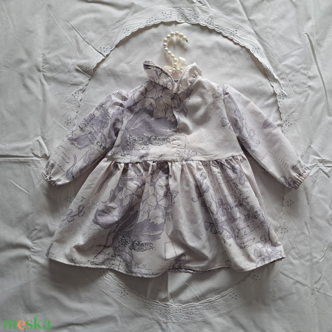 Virágmintás kisruha - 1 éves kislányoknak - ruha & divat - babaruha & gyerekruha - ruha - Meska.hu