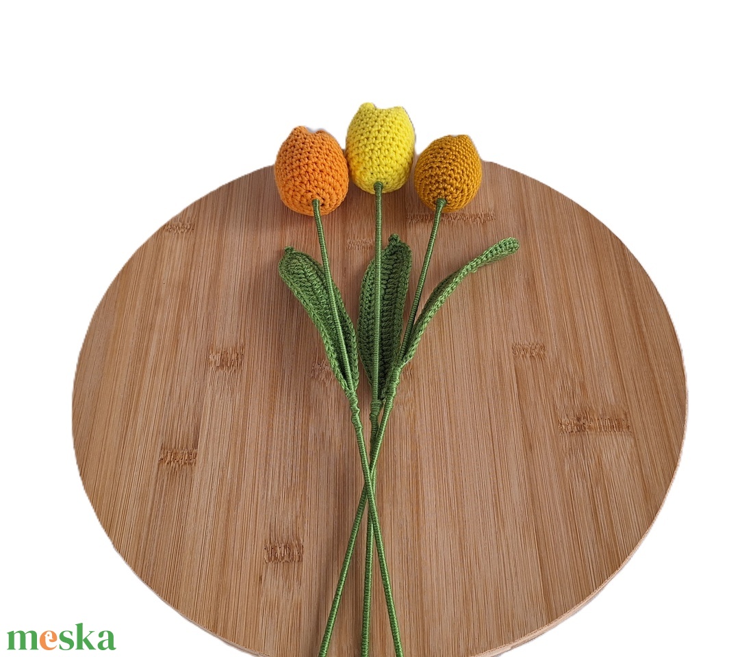Horgolt sárga tulipán - otthon & életmód - dekoráció - dísztárgy - Meska.hu Horgolt sárga tulipán - otthon & életmód - dekoráció - dísztárgy - Meska.hu