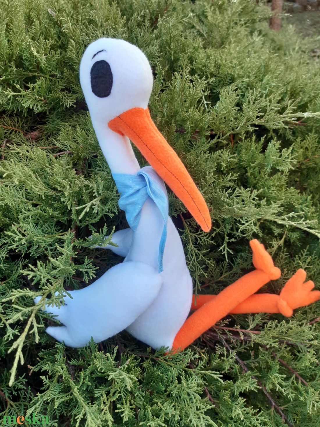 Tavasz váró,vagy baba váró gólya - játék & sport - plüssállat & játékfigura - más figura - Meska.hu