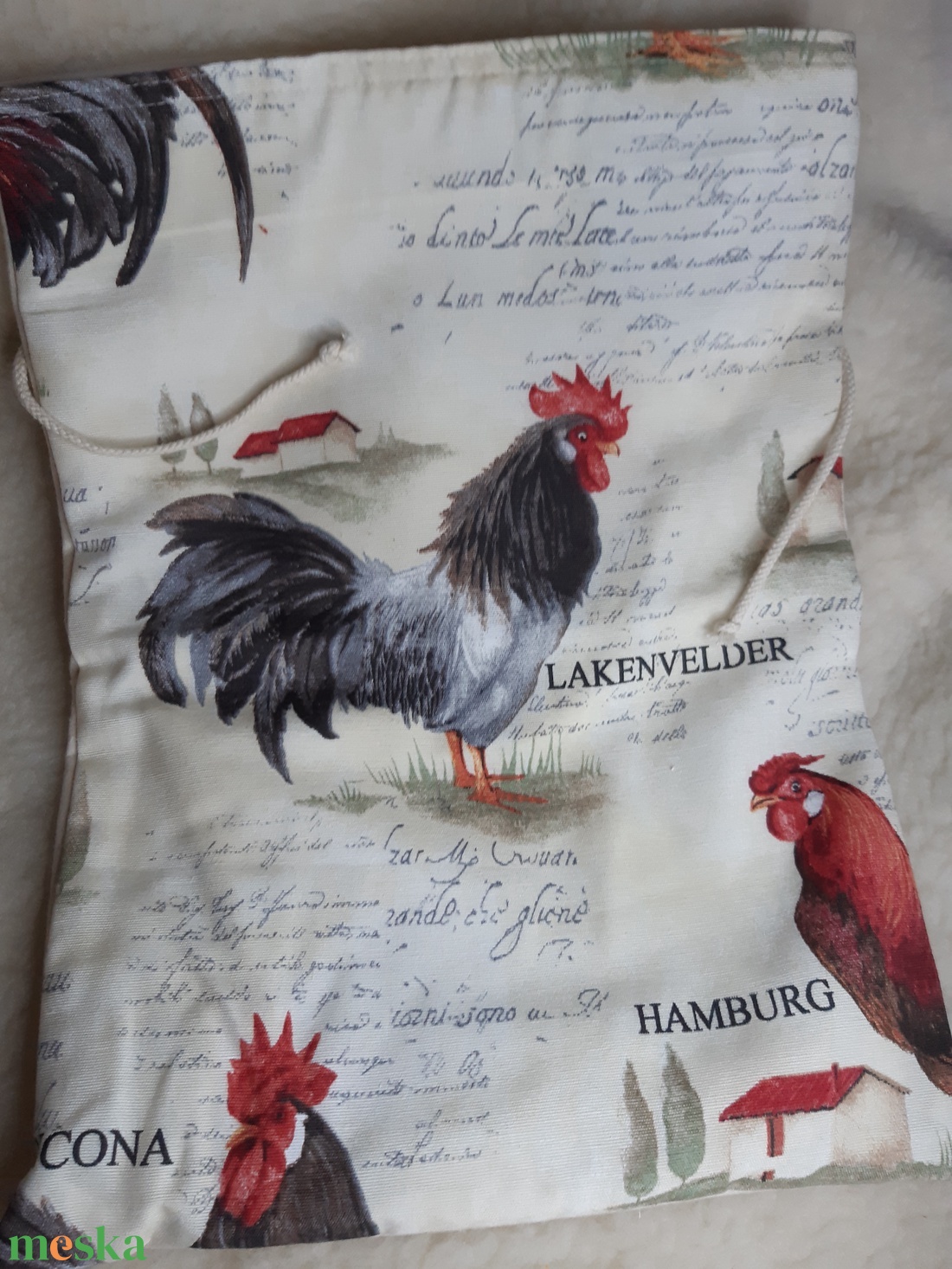 Kenyereszsák - otthon & életmód - konyhafelszerelés, tálalás - konyhai tárolás - kenyértartó - Meska.hu