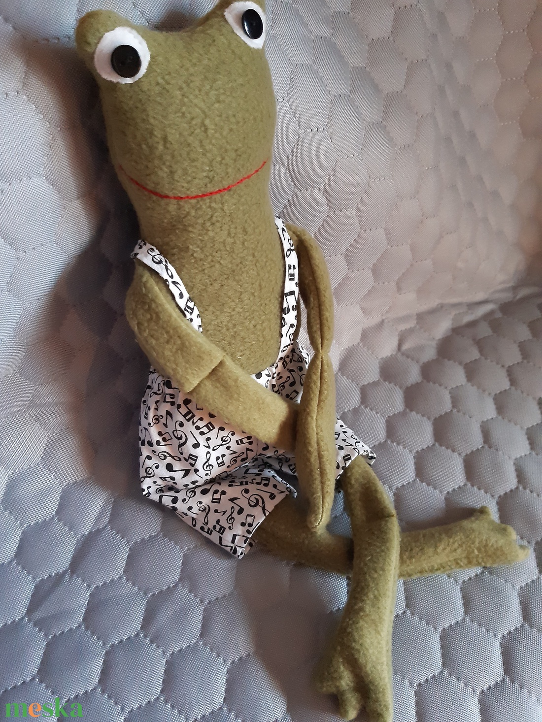 Breki a béka - baba - mama - baba játékok - szundikendő, alvóka - Meska.hu