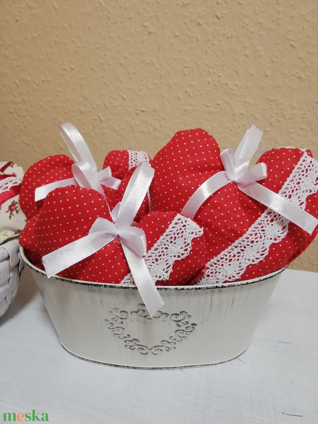 Valentin szívecske - otthon & életmód - dekoráció - dísztárgy - Meska.hu