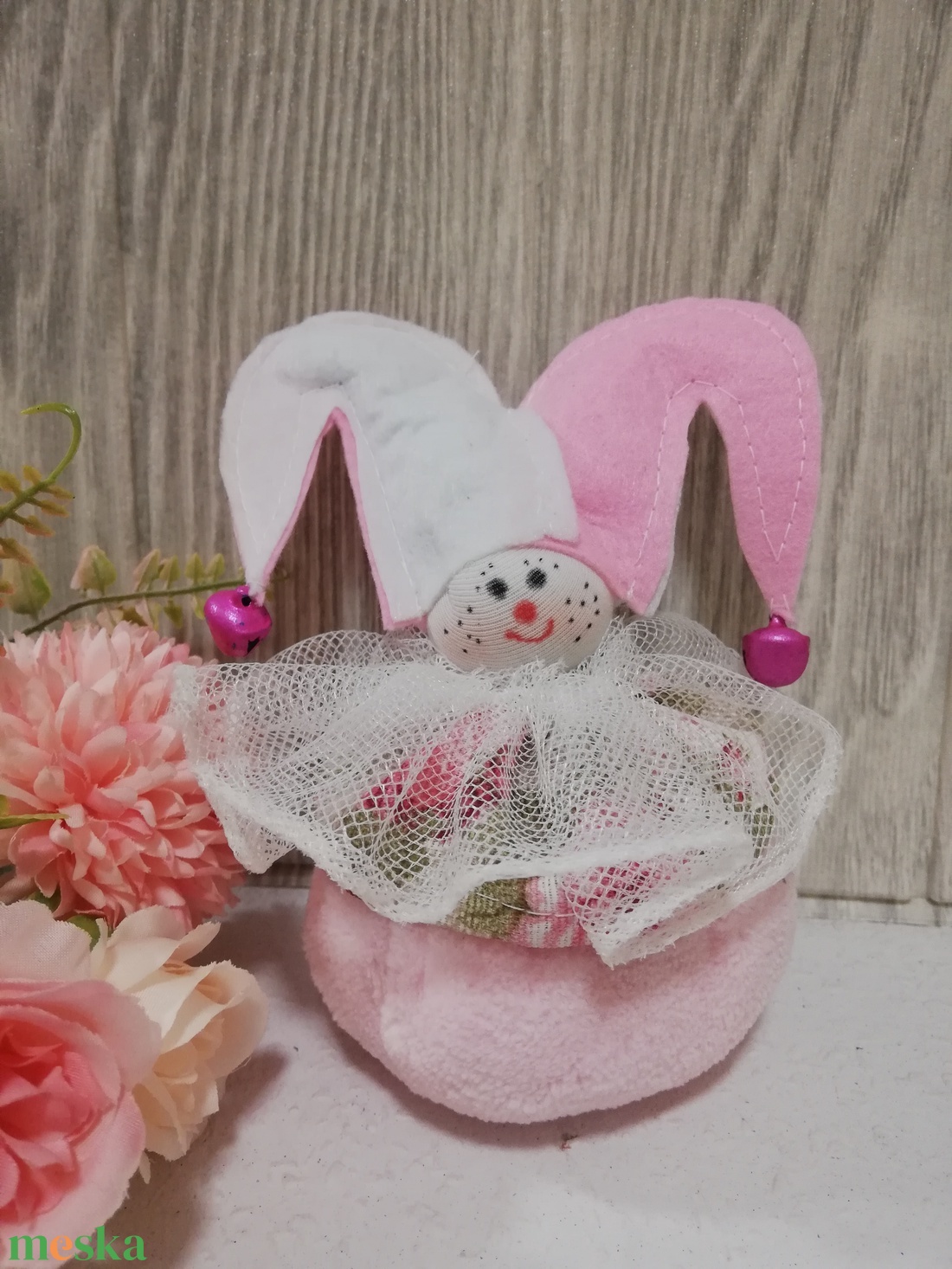 Farsangi bohóc  - otthon & életmód - dekoráció - asztal és polc dekoráció - asztaldísz - Meska.hu