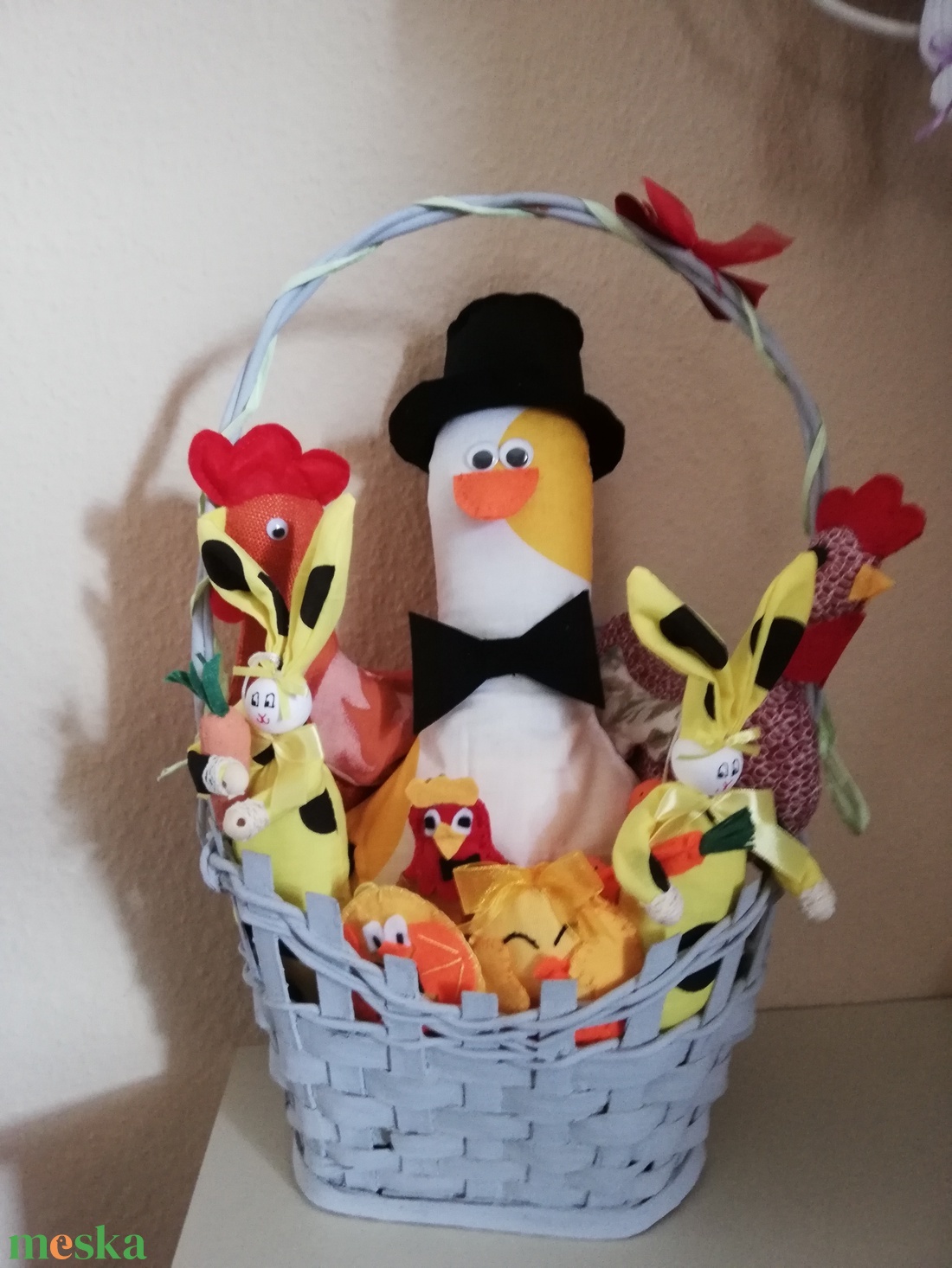 Húsvéti tyúk  kacsa - otthon & életmód - dekoráció - asztal és polc dekoráció - asztaldísz - Meska.hu
