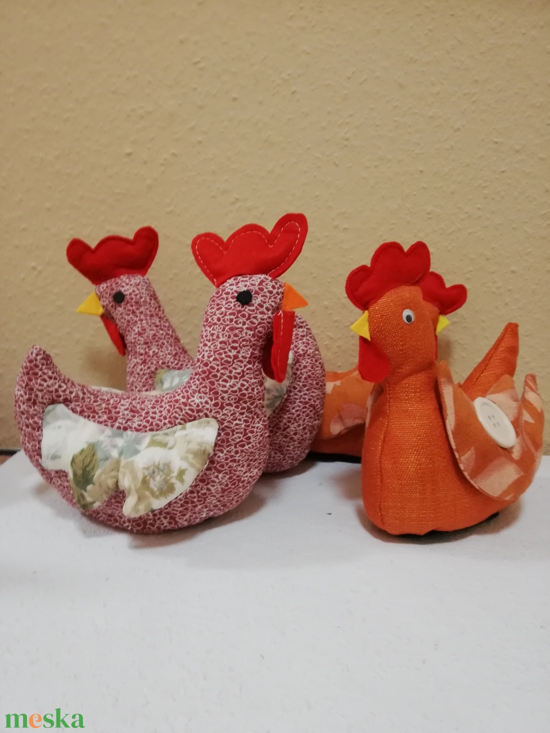 Textil dekoráció tyúk  - otthon & életmód - dekoráció - dísztárgy - Meska.hu