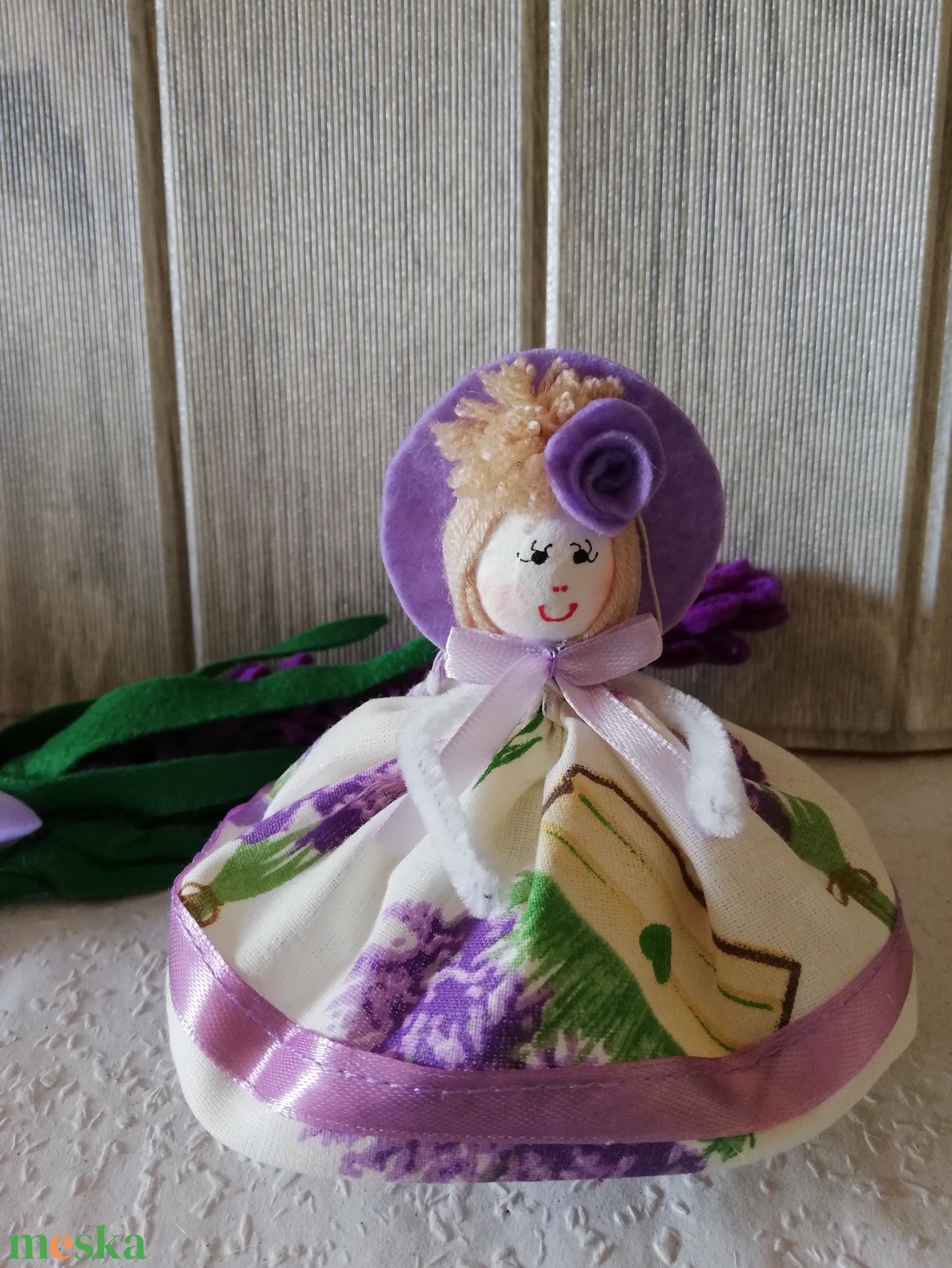 Levendula baba kicsi 2 - otthon & életmód - dekoráció - dísztárgy - Meska.hu