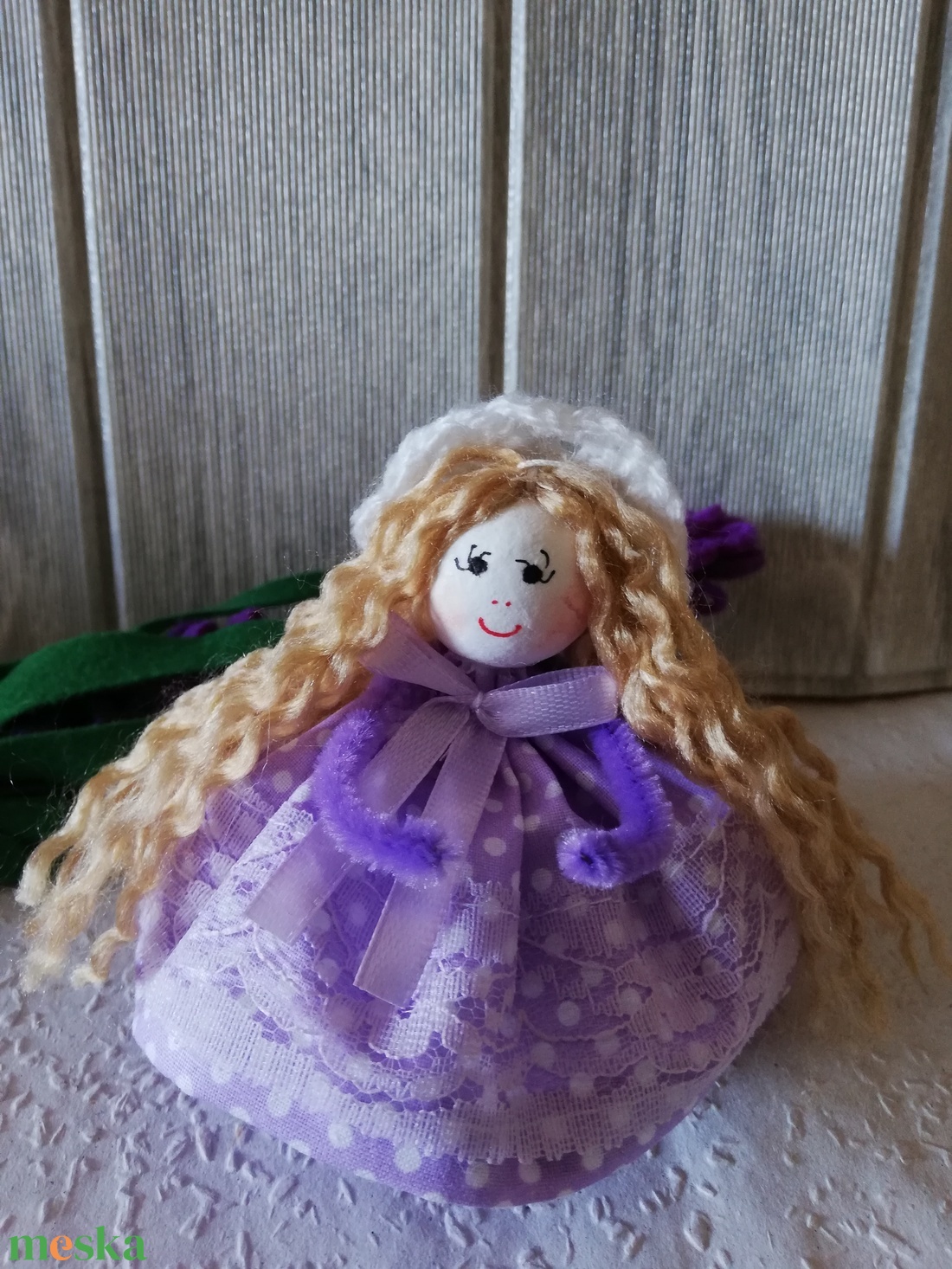 Levendula baba kicsi 2 - otthon & életmód - dekoráció - dísztárgy - Meska.hu