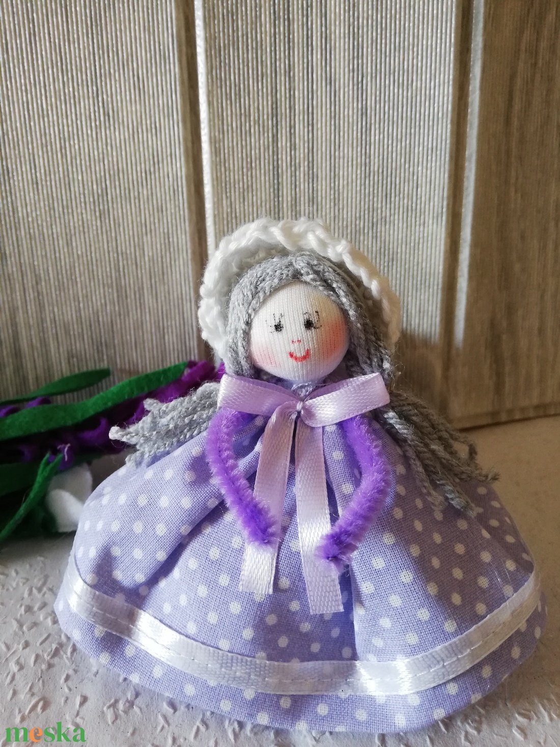 Levendula baba kicsi 2 - otthon & életmód - dekoráció - dísztárgy - Meska.hu