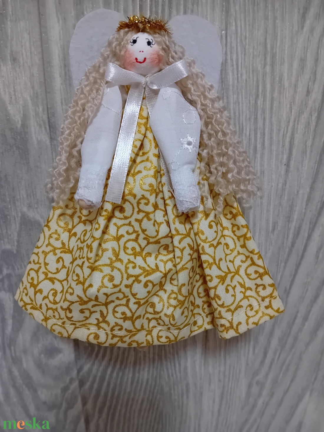 Karácsonyfa dísz angyalka - karácsony - karácsonyi lakásdekoráció - karácsonyfadíszek - Meska.hu