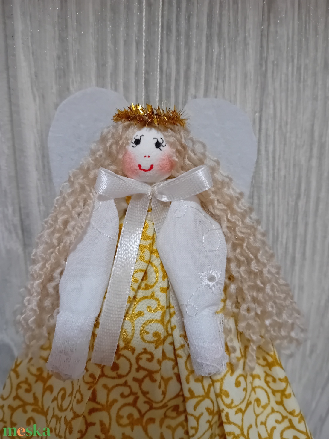 Karácsonyfa dísz angyalka - karácsony - karácsonyi lakásdekoráció - karácsonyfadíszek - Meska.hu