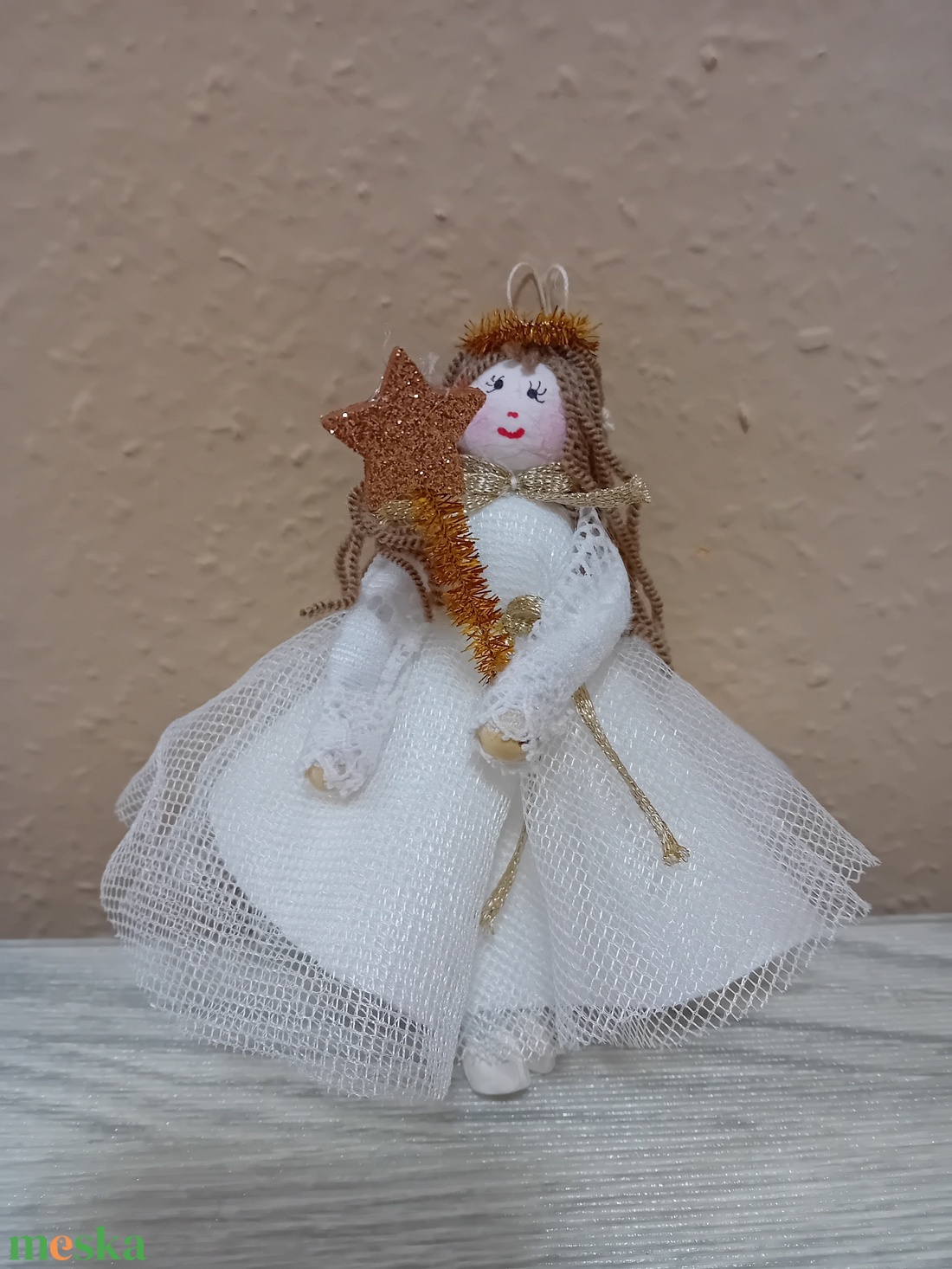 Karácsonyi angyalka angyal - otthon & életmód - dekoráció - ajtó- és ablak dekoráció - ajtódísz & kopogtató - Meska.hu