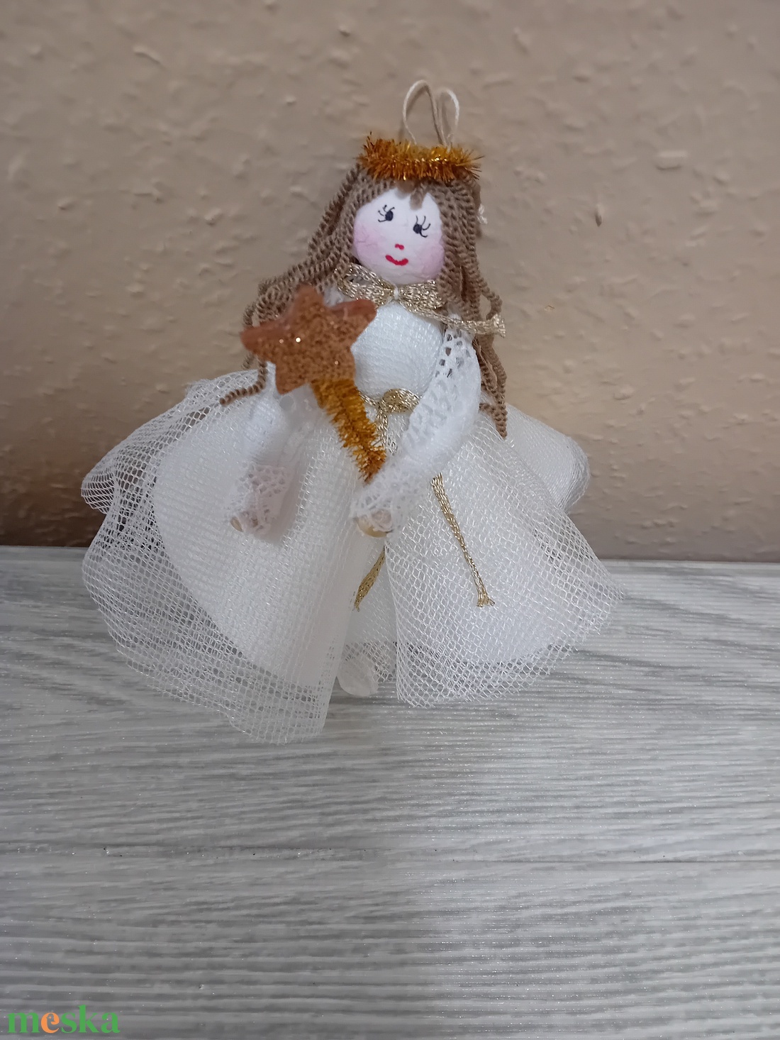 Karácsonyi angyalka angyal - otthon & életmód - dekoráció - ajtó- és ablak dekoráció - ajtódísz & kopogtató - Meska.hu