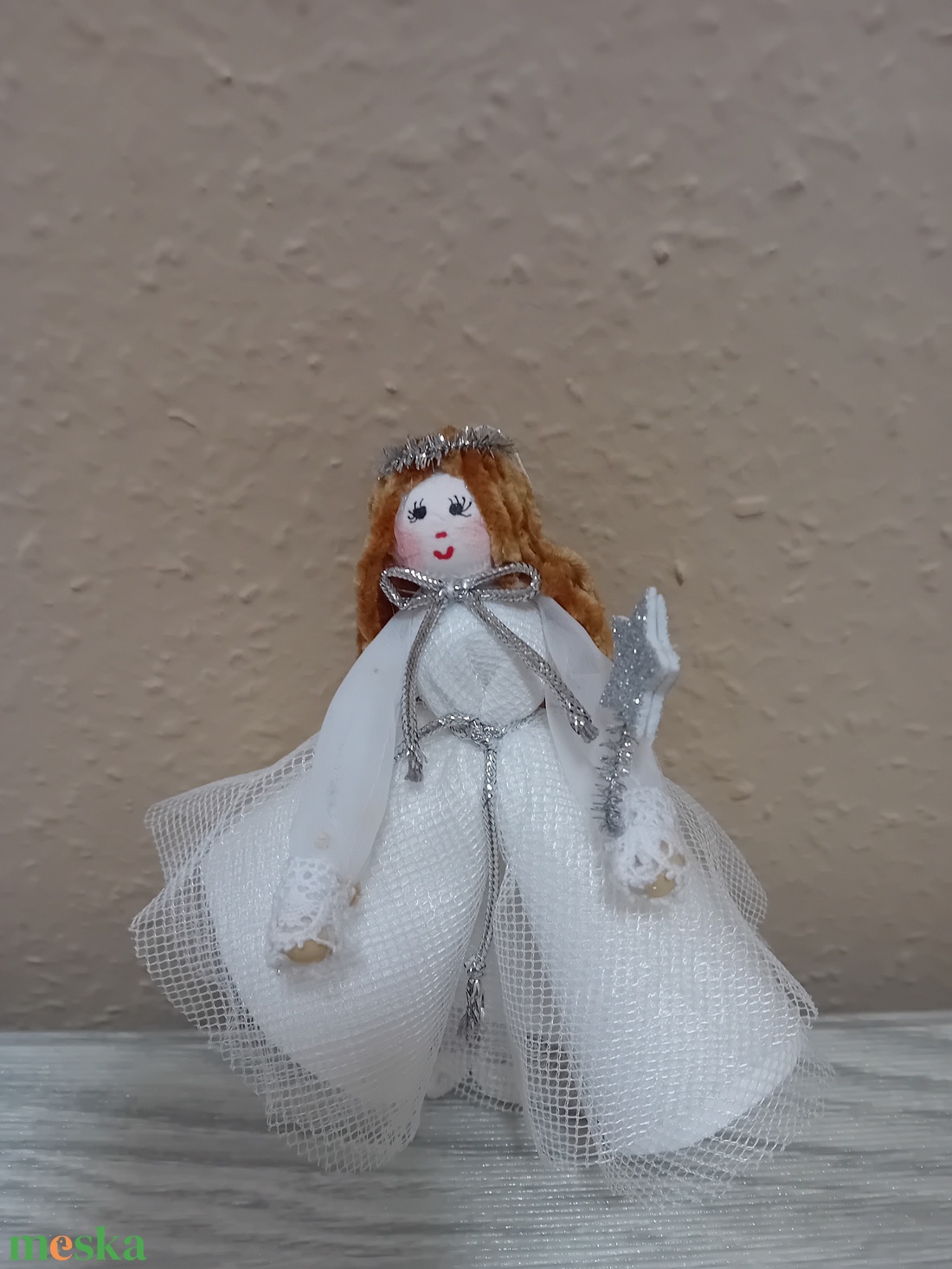 Karácsonyi angyalka angyal - otthon & életmód - dekoráció - ajtó- és ablak dekoráció - ajtódísz & kopogtató - Meska.hu