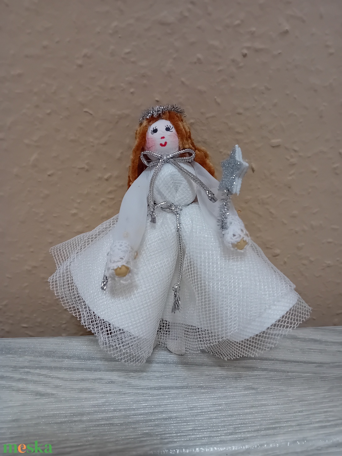 Karácsonyi angyalka angyal - otthon & életmód - dekoráció - ajtó- és ablak dekoráció - ajtódísz & kopogtató - Meska.hu