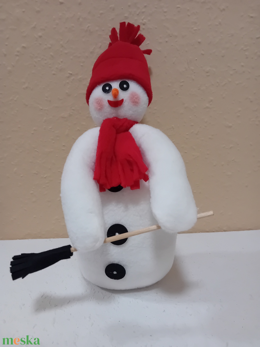  Hóember karácsony - karácsony - karácsonyi lakásdekoráció - karácsonyi manók, figurák - Meska.hu
