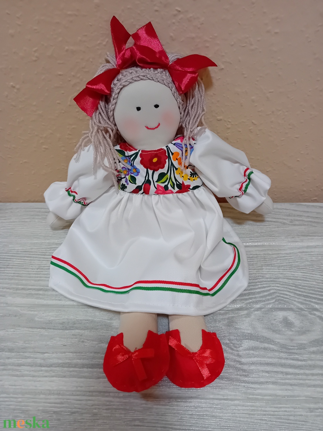 Magyaros ruhás baba öltöztethető - játék & sport - baba & babaház - baba - Meska.hu