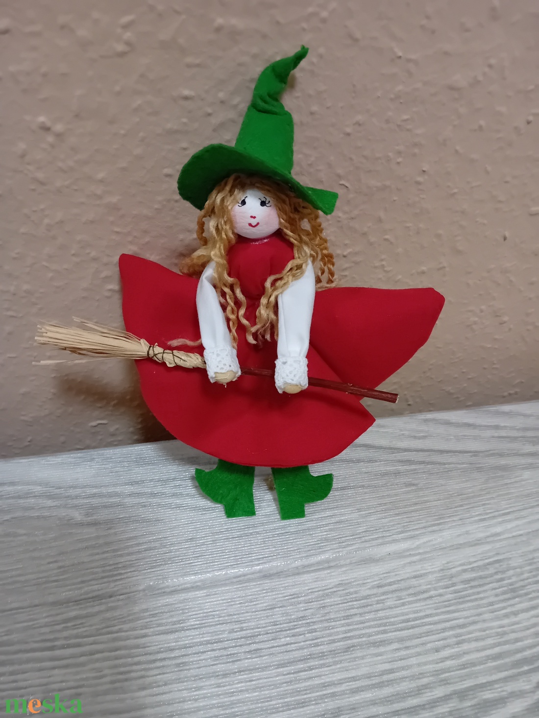 Boszorkány boszi - karácsony - karácsonyi lakásdekoráció - karácsonyi ajtódíszek - Meska.hu