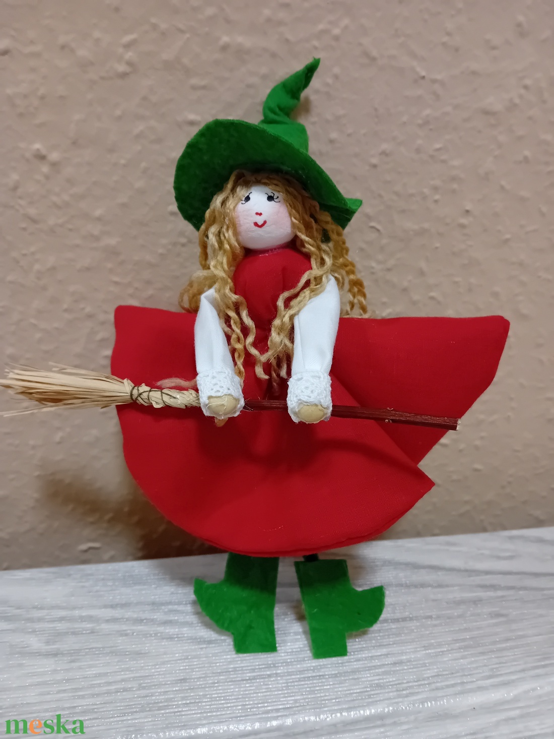 Boszorkány boszi - karácsony - karácsonyi lakásdekoráció - karácsonyi ajtódíszek - Meska.hu