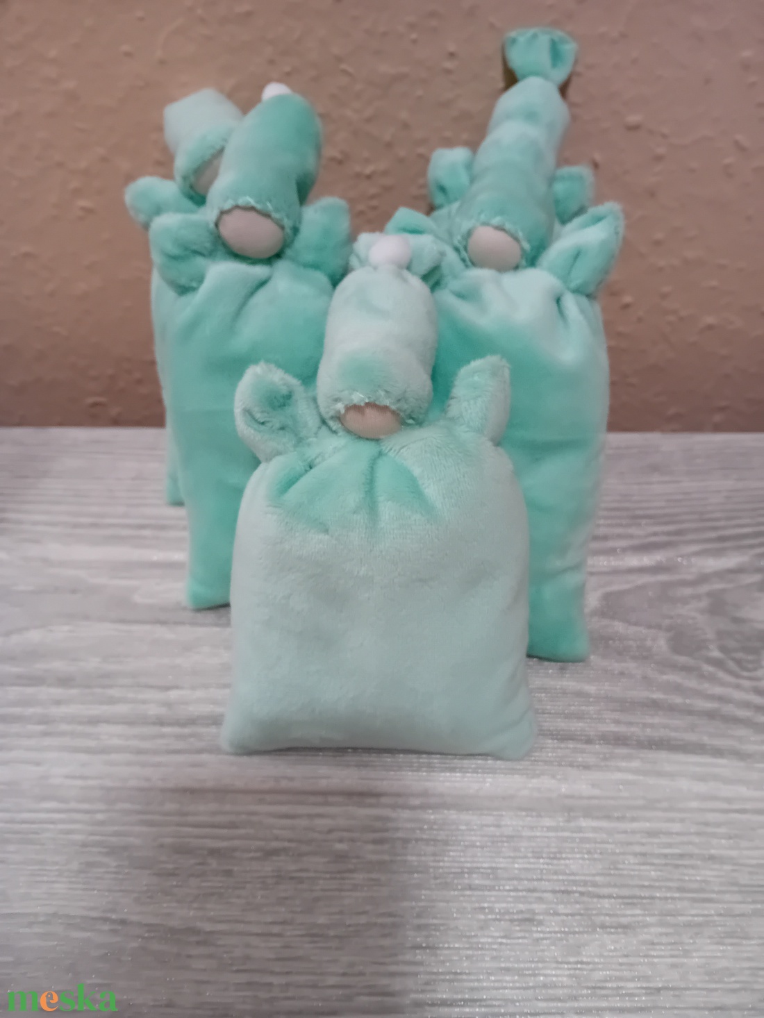 Plüss manó - karácsony - karácsonyi lakásdekoráció - karácsonyi manók, figurák - Meska.hu