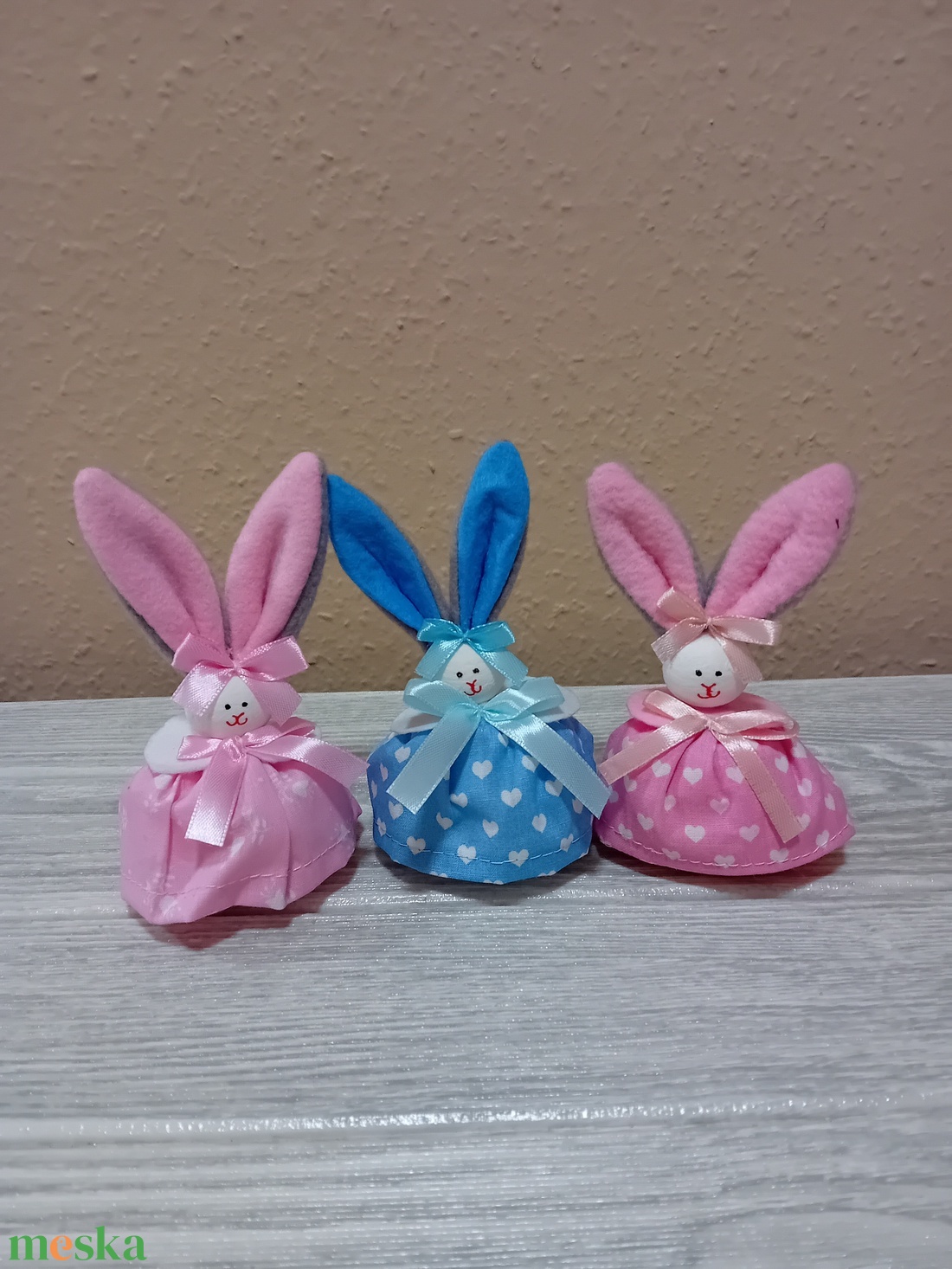 Húsvéti 3 nyúszi - otthon & életmód - dekoráció - asztal és polc dekoráció - asztaldísz - Meska.hu