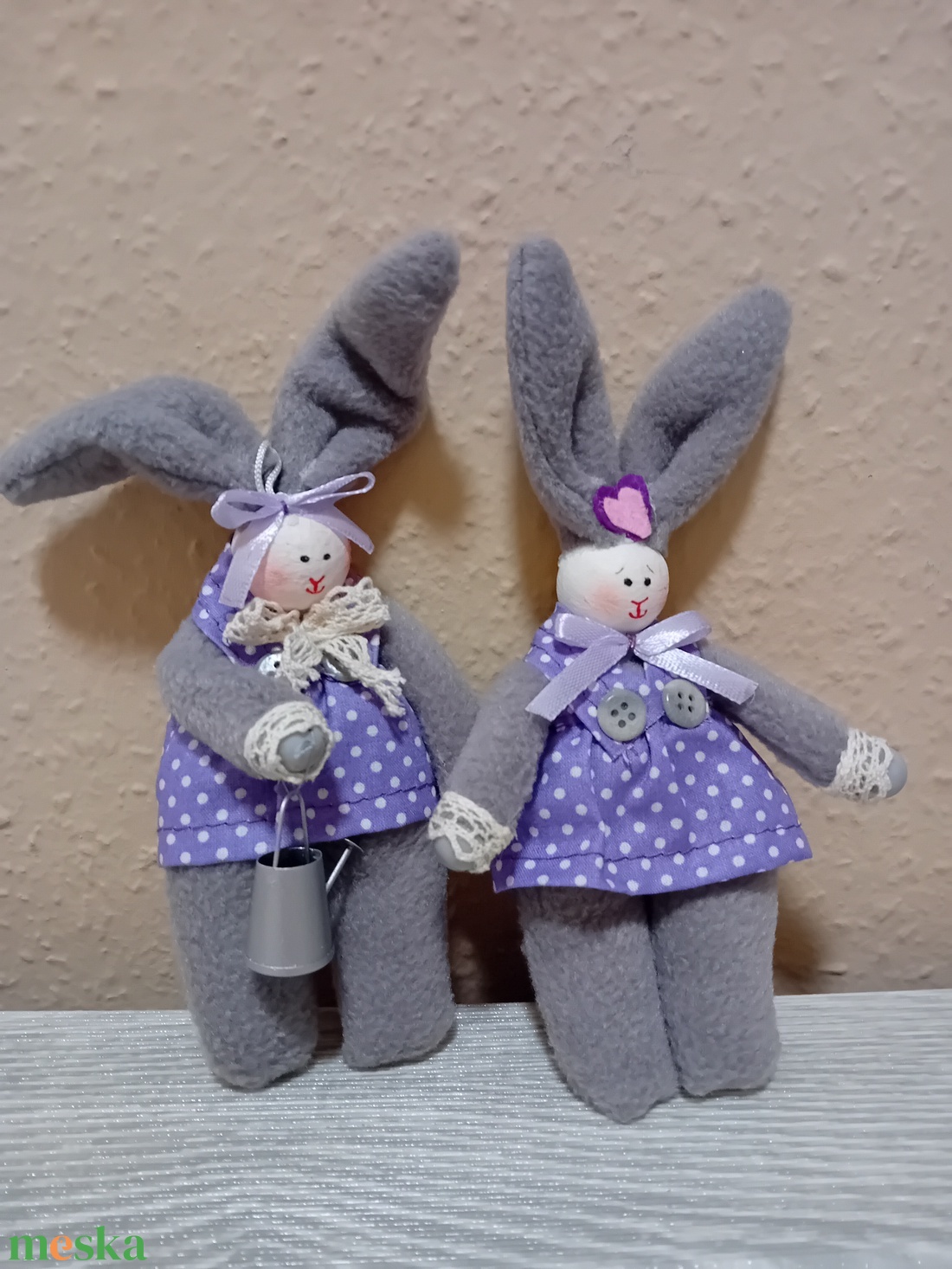 2 db nyuszi - otthon & életmód - dekoráció - fali és függő dekoráció - függődísz - Meska.hu