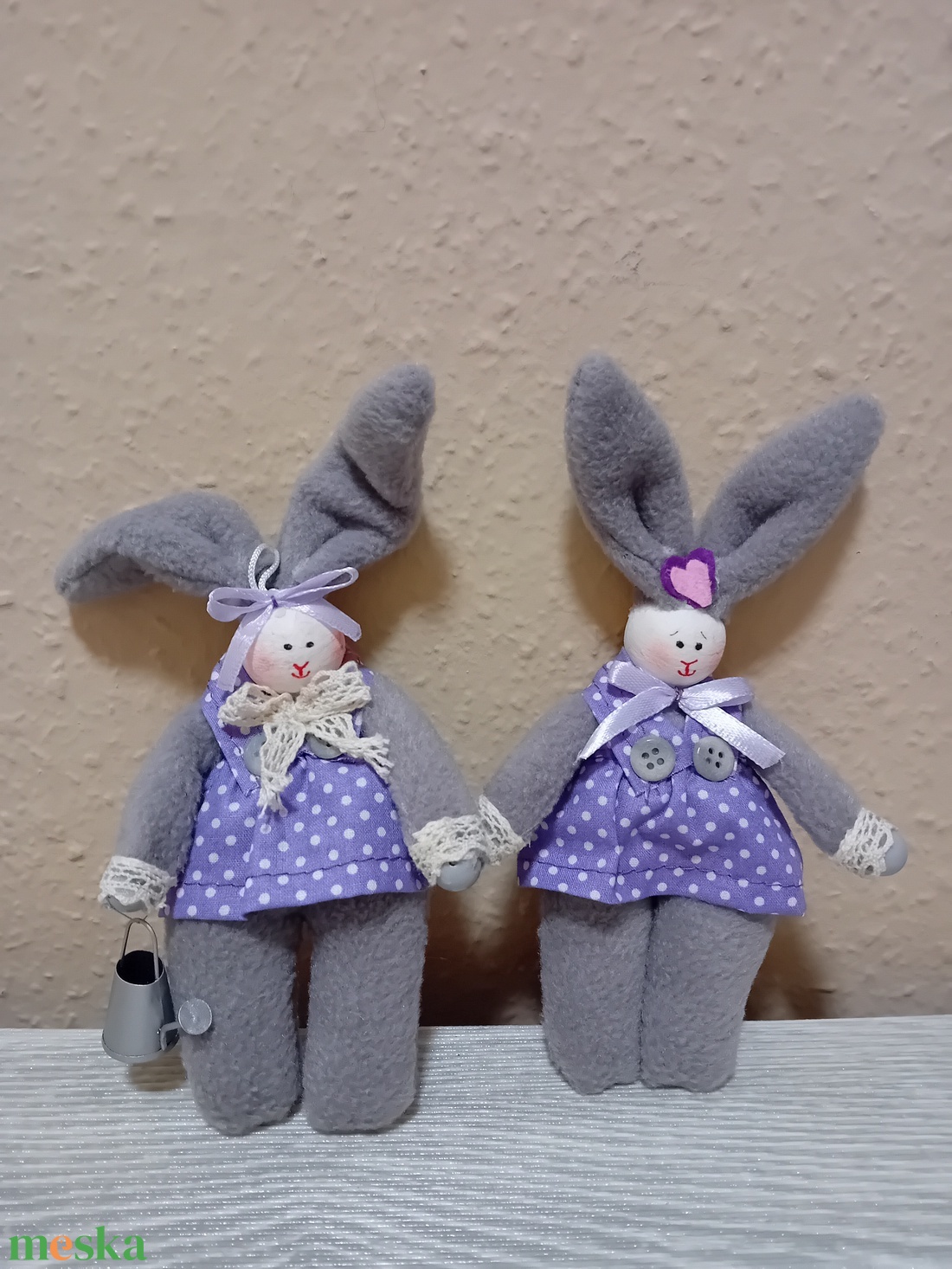 2 db nyuszi - otthon & életmód - dekoráció - fali és függő dekoráció - függődísz - Meska.hu