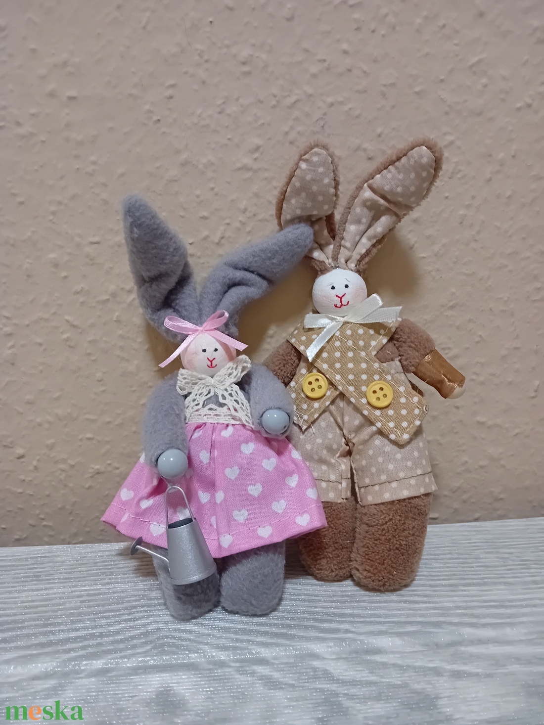 2 db nyuszi - otthon & életmód - dekoráció - fali és függő dekoráció - függődísz - Meska.hu