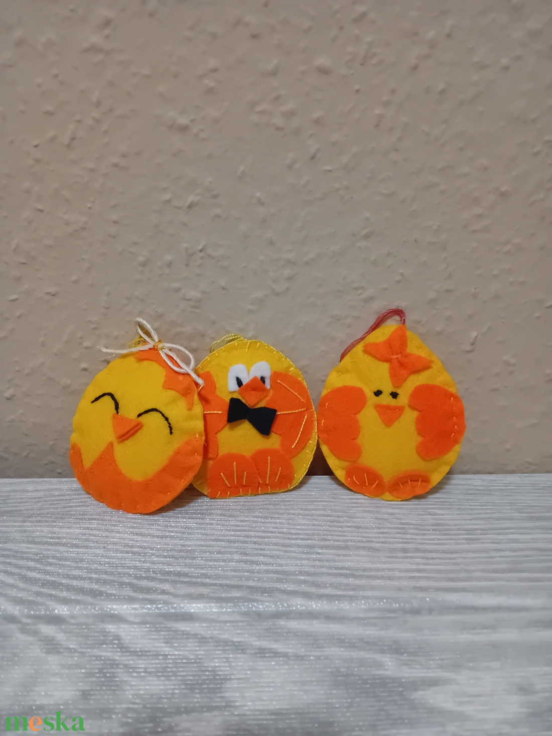 Húsvéti csibék - otthon & életmód - dekoráció - fali és függő dekoráció - függődísz - Meska.hu