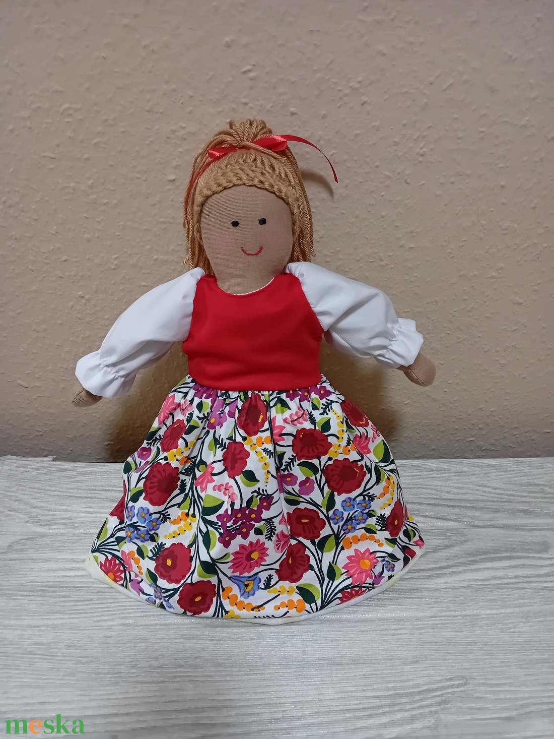 Magyaros ruhás baba öltöztethető - játék & sport - baba & babaház - baba - Meska.hu
